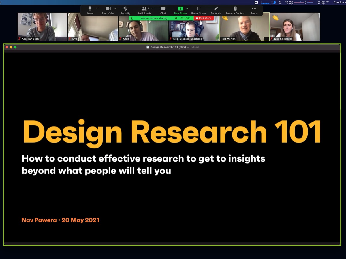 Design Research 101 at University of Bergen